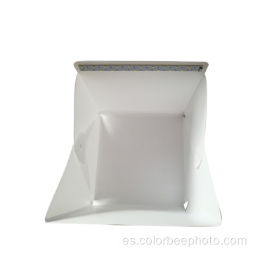 Caja de luz de estudio fotográfico mini tienda de plástico de 24 CM